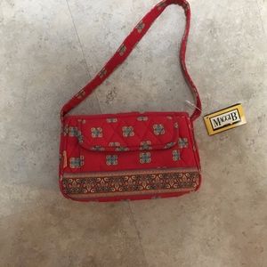 MaggiB Red Quilted Small Purse